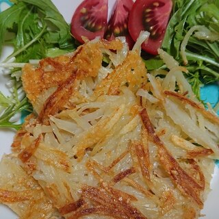 チーズが薫る！パリパリじゃがいもチーズ焼き☆